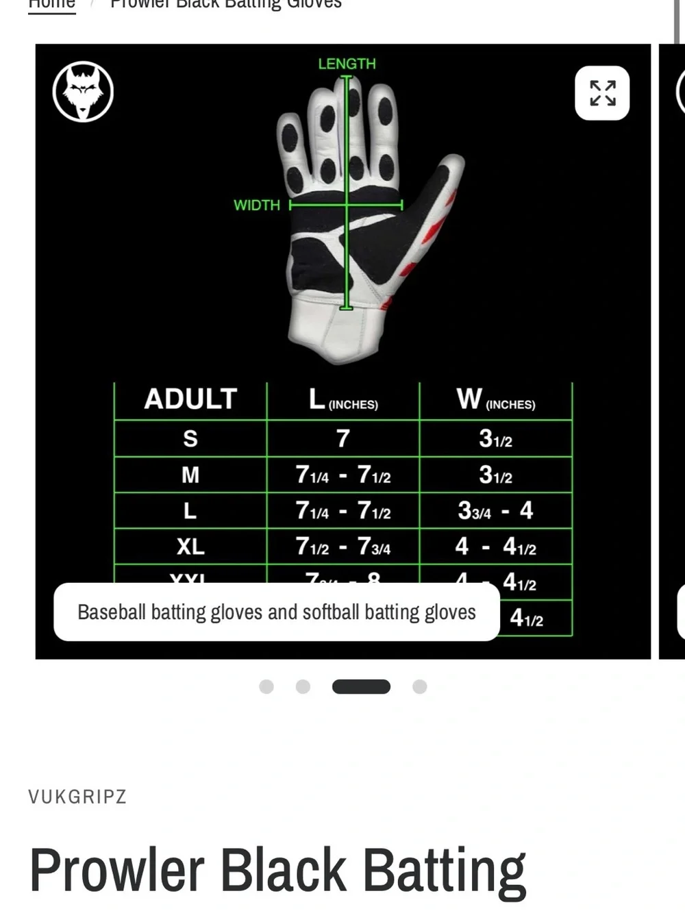 Vukgrips adult large Green Camo Batting Gloves with no rips, tears or worn areas